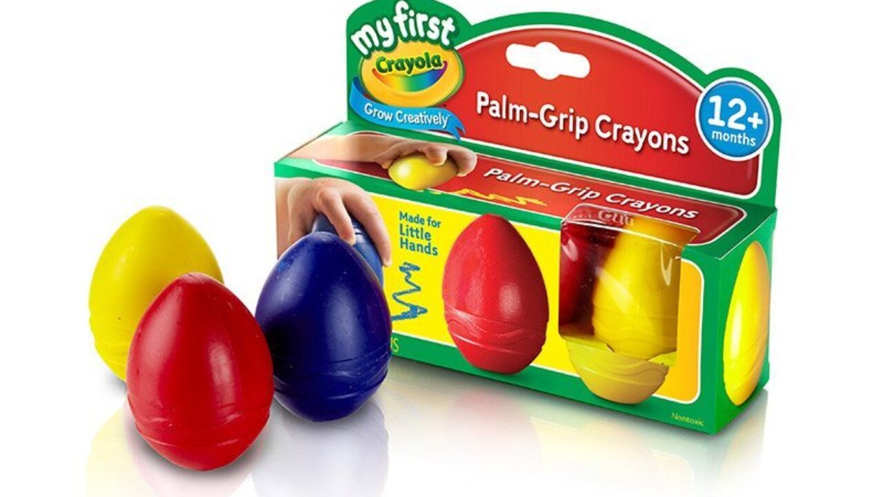 Palm Grasp Washable Crayons, Toddler Crayons, Crayola.com