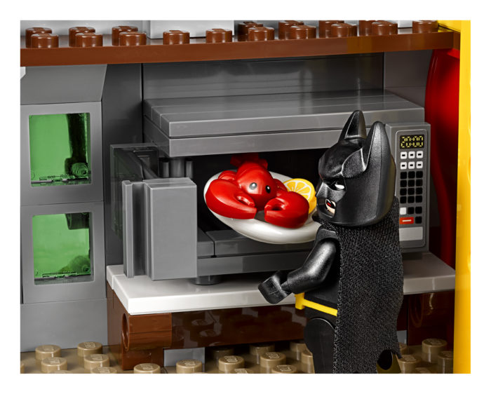 LEGO Batman Cooking Lobster in Microwave in Joker Manor